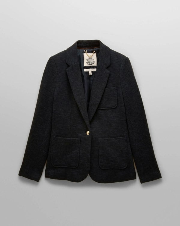 Joules Albury Womens Blazer - Navy - CHO - Designer 