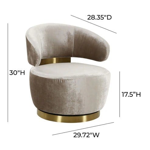 Furniture Edit Austin Champagne Chair