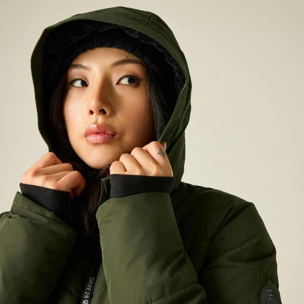 Regatta Womens/Ladies Slim Padded Jacket - Dark Khaki - 