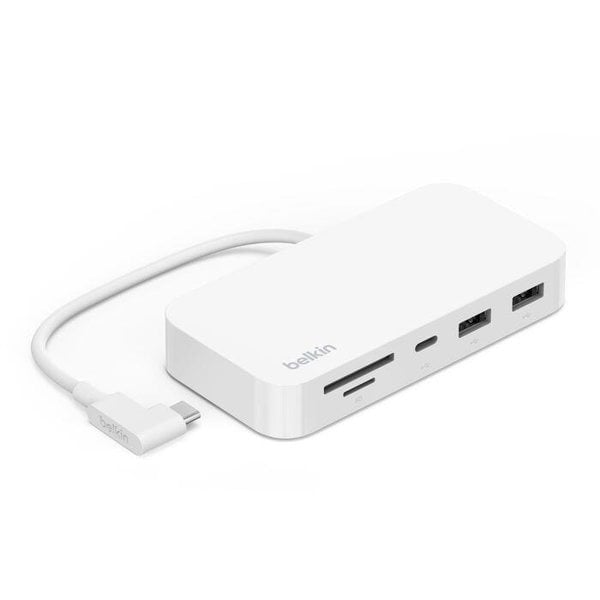 Belkin INC011BTWH 6-in-1 USB Type C Multiport Hub with Mount White