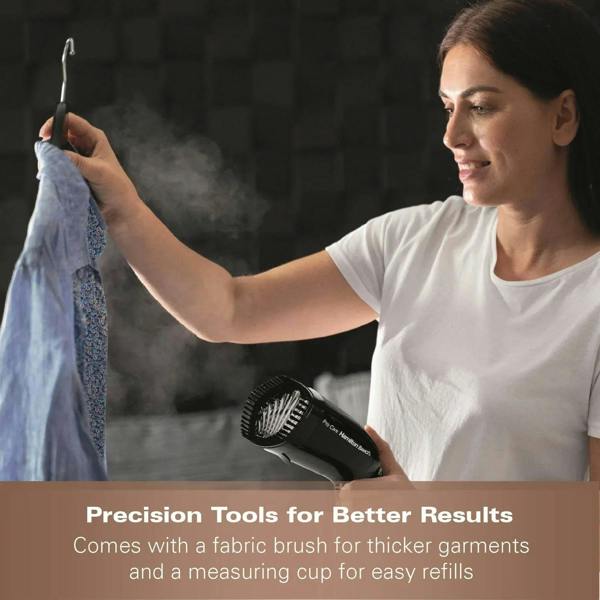 Hamilton Beach ProCare Handheld Garment Steamer - Black & Bronze - Hamilton Beach UK