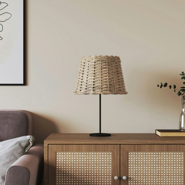 Berkfield Lamp Shade Brown �â�_30x20 cm Wicker
