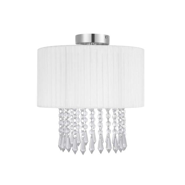 COSYLYTE Winni Modern Beaded Voile Cream Ceiling Light