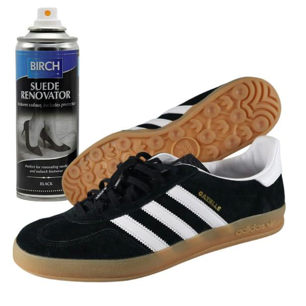 BIRCH Black Suede Renovator Aerosol - Colour Restoration for Faded Shoes 200ml