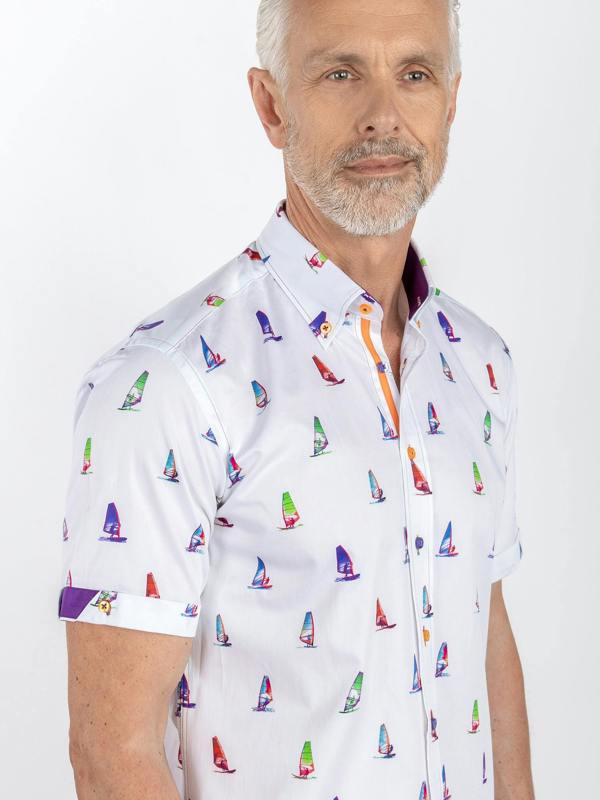 WINDSURF PRINTED SHORT SLEEVE - Claudio Lugli Shirts