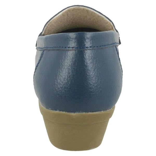 Down to Earth Ladies Down To Earth Leather Loafers F90064