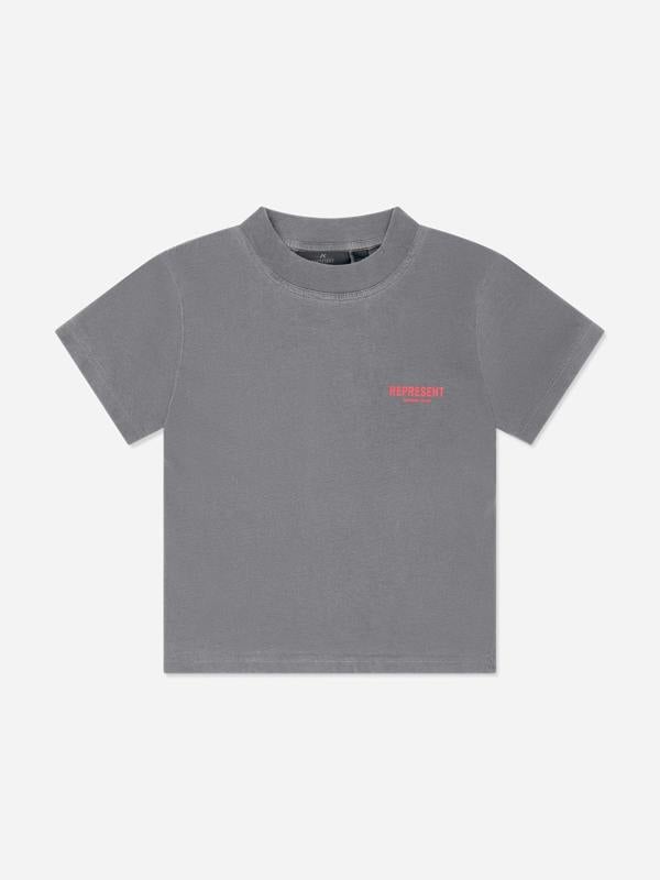 REPRESENT Kids Mini Owners Club T-Shirt in Grey