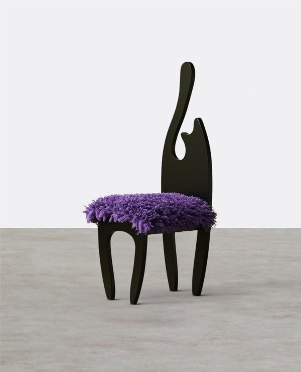 Tiffany Black Cat Dining Chair-Weilai Concept