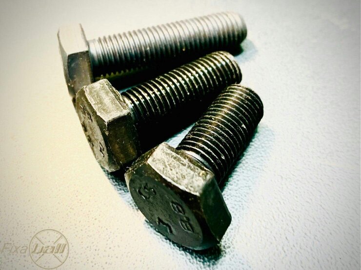 Fixaball M10 x 1.25P Fine Pitch Hex Set Screw Bolt High Tensile 8.8 Self Colour