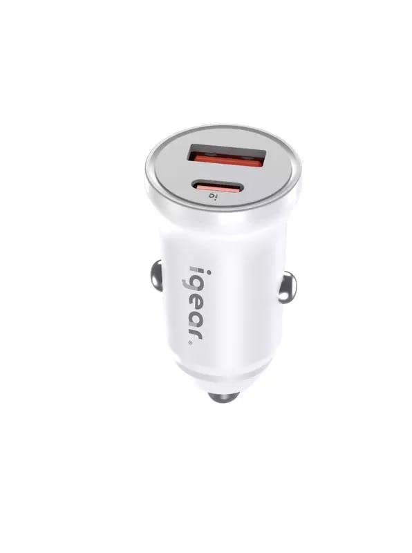 iGear 20W PD + USB Car Charger