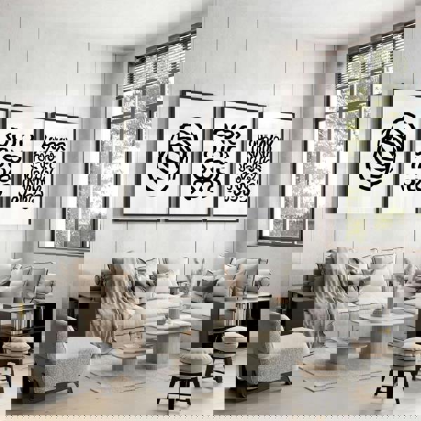 Modern Art For Living Room Wall | Set of 3 wall art prints