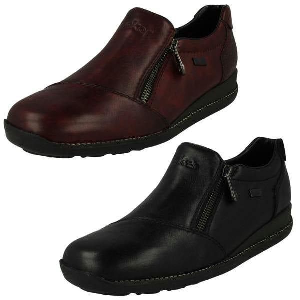 Rieker Ladies Rieker Casual Flat Shoes With Nano Water Protection 44265