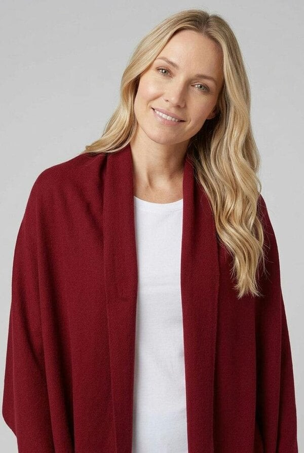 Izabel London Soft Texture Tassel Fringed Scarf