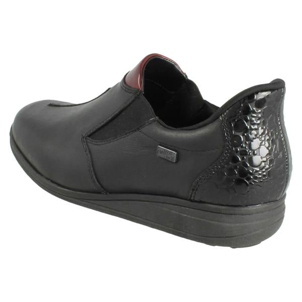 Rieker Ladies Rieker Tex Wide Fit Slip On Shoes 47253
