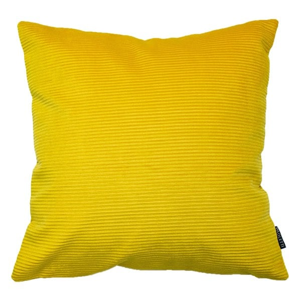 Riva Home Munich Reversible Corduroy Cushion Cover - Ceylon Yellow