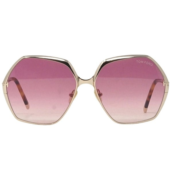 Tom Ford Fonda 02 Ft0912 28T Gold Sunglasses