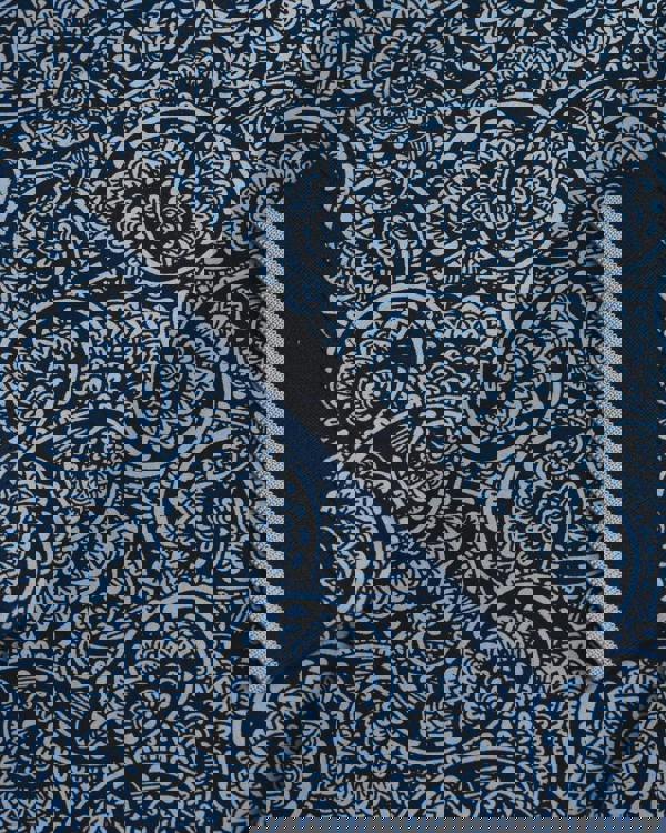 Lambretta Mens Classic Paisley Tonal Mod Retro Ska Casual Polo