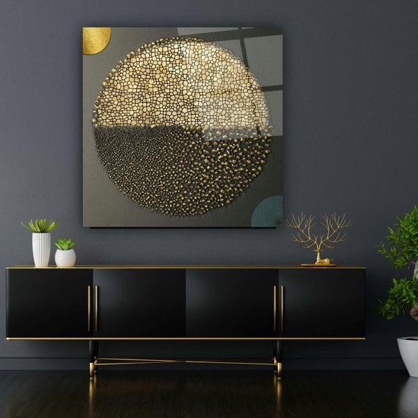 Abstract Glass Wall Art 12 - Artchi