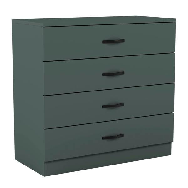 Vida Designs Riano 4 Drawer Chest, Black