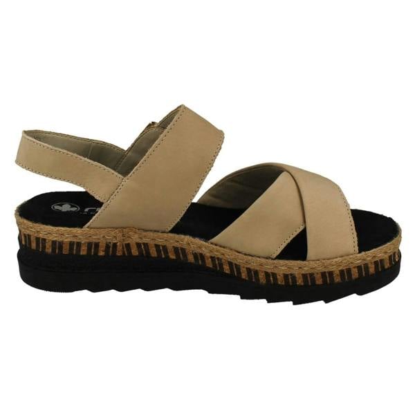 Rieker Womens Rieker Hook And Loop Sandals V7951