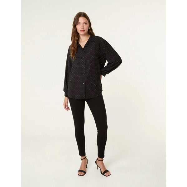 Blue Vanilla Diamante Shirt