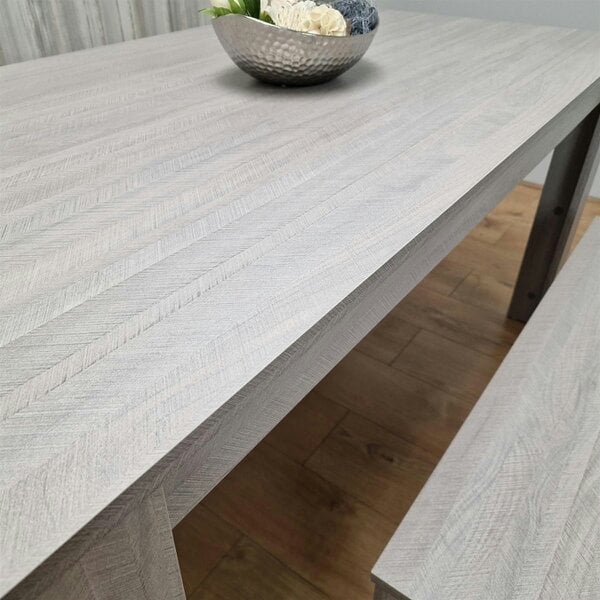 Kosy Koala Dining Table Set with 2 Benches Dining Room and Kitchen table set of 2