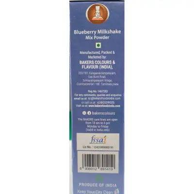 BAKERS MILKSHAKE MIX POWDER BLUEBERRY FLAVOUR 100g