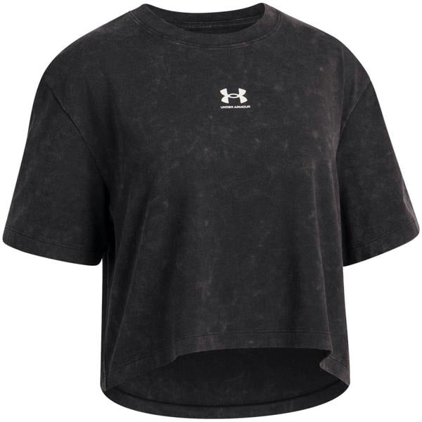 Under Armour Childrens/Kids Rival Relaxed Fit T-Shirt - Black/White - 