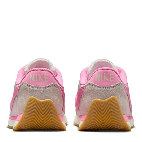Nike Womens/Ladies Waffle Debut Suede Wedge Trainers - Red/Pink - 