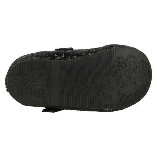 Spot On Girls Spot On Glitter Bow Detail Party Flats