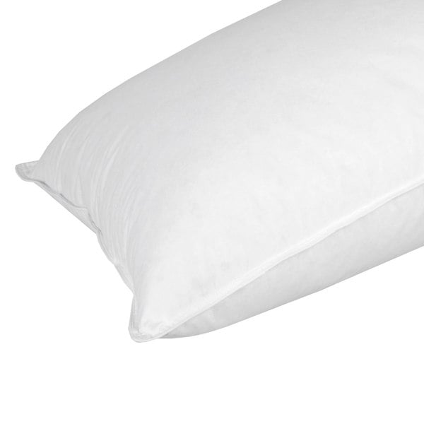 HOMESCAPES White Duck Down Pillow