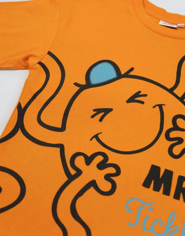 Vanilla Underground Mr. Men & Little Miss Boys Multicoloured Multi Character Multi-Pack of 3 Short-Sleeved T-Shirts