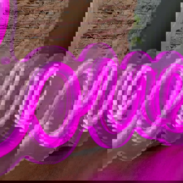 Samuel Alexander 30cm Light up Neon Effect Love Sign in Pink with 111 LEDs