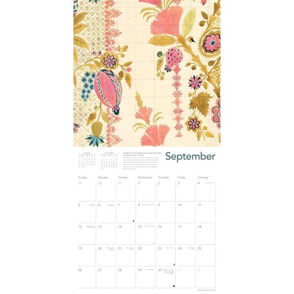 V&A, Spitalfields Silks Calendar 2027, Wall Calendars, Month To View, Art, Gift