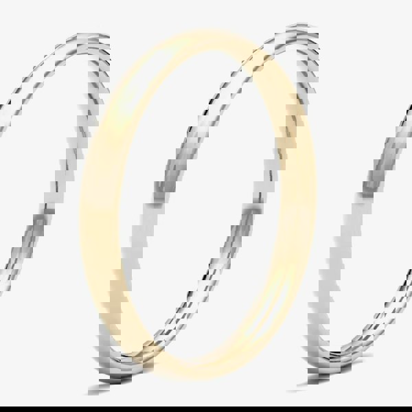 T. H. Baker 9ct Yellow Gold 2.5mm Medium Court Wedding Ring 2.5LMC-9Y