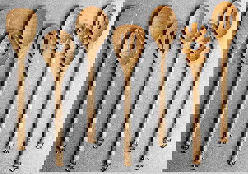 KitchenAid Birchwood Pasta Server