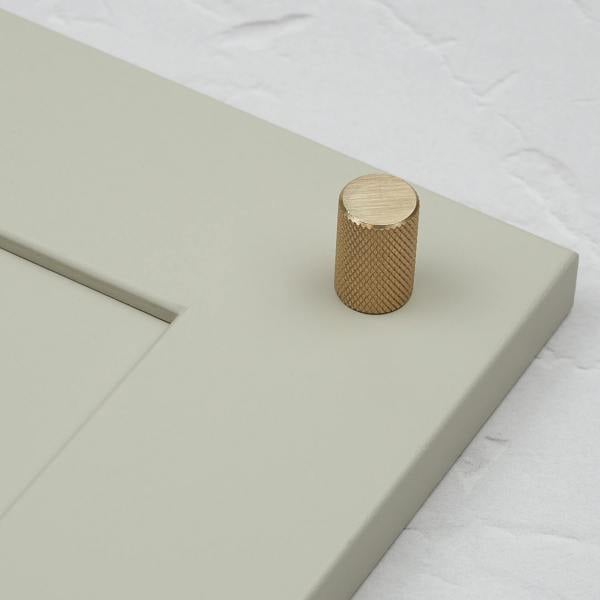 Handle & Home Knurled Brass Bar Handles and Knob