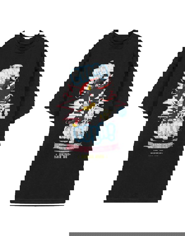 Sonic the Hedgehog Mens Black Shadow Chaos Cola Short Sleeved T-Shirt