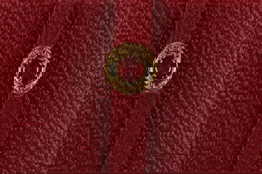 Burberry Edie Bifold Purse Antique Red