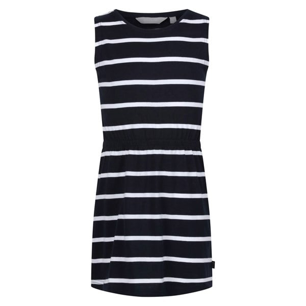 Regatta Girls Beylina Stripe Dress - Navy/White