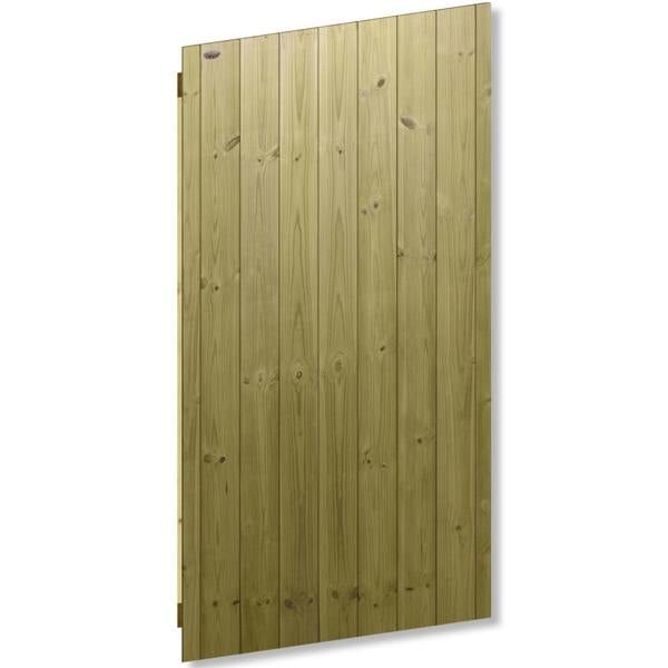[rackhams variation] gate tongue & groove fully framed flat top [h.1800 x w.options] 6