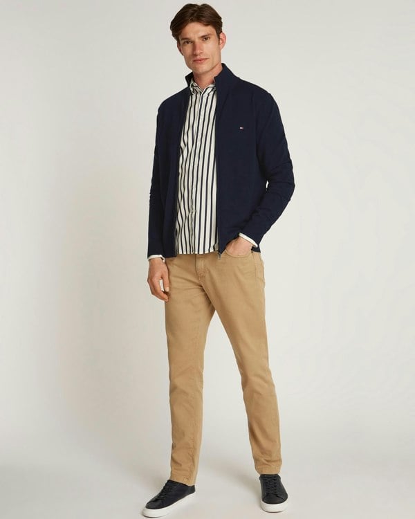 Tommy Hilfiger Tommy Hilfiger Essential Mock Turtleneck Mens Full Zip Sweatshirt