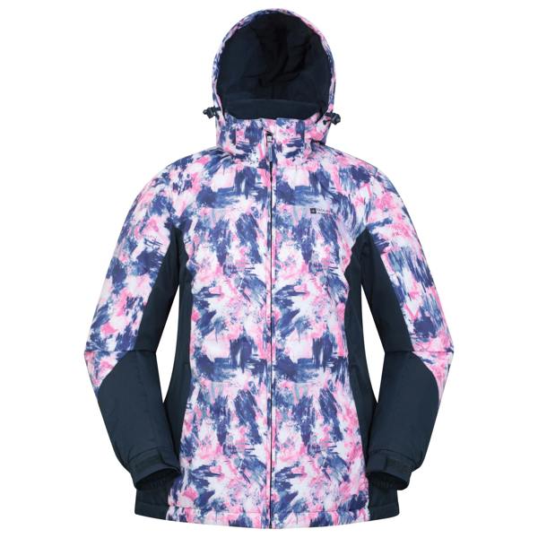 Mountain Warehouse Womens/Ladies Dawn II Printed Ski Jacket - Navy - 