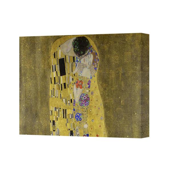 Benjamin Tate Design Klimt The Kiss Gold Canvas Art Print Gustav Klimt Inspired