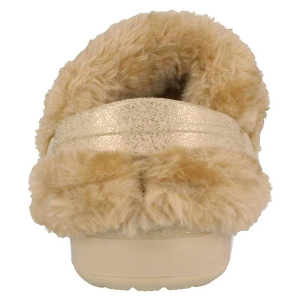 Pineapple Girls Pineapple Clogs With Faux Fur Lining H2694