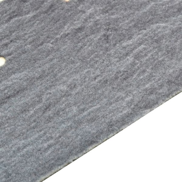 Berkfield Kitchen Carpet Washable Pepper 60x180 cm