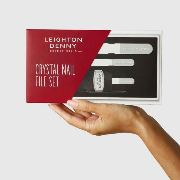 Leighton Denny Crystal Nail File Set - Small, Large & Travel Set