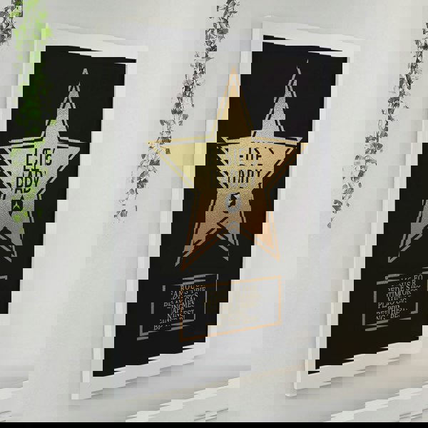 Personalised Memento Company Personalised Star Award White Poster Frame