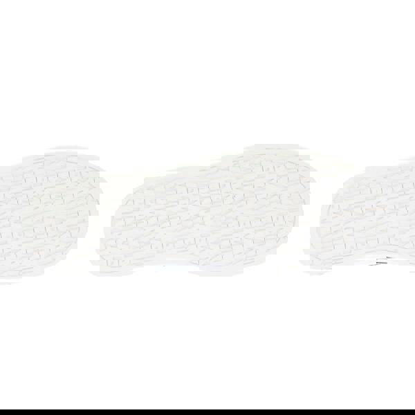 DKNY Womens/Ladies Abeni Leather Trainers - White/Silver - 