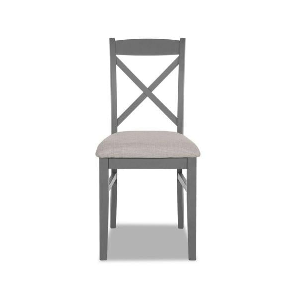 Statement Furniture Florence Crossback Dining Chair with Upholstered Seat